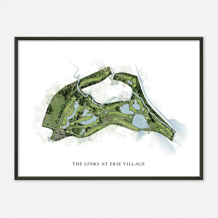 Print of The Links At Erie Village Classic Map