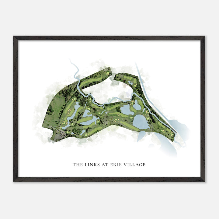 Print of The Links At Erie Village Classic Map