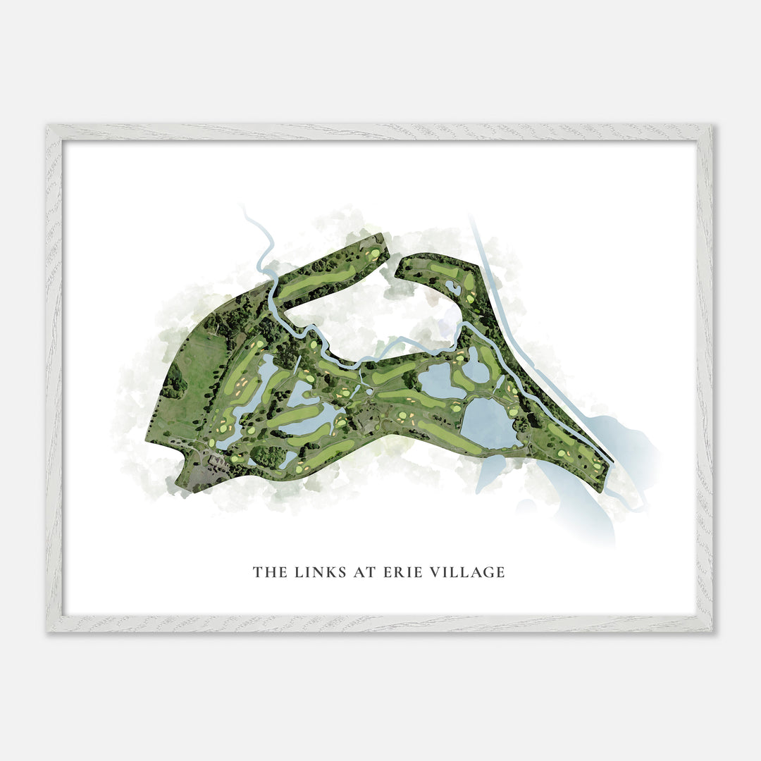 Print of The Links At Erie Village Classic Map