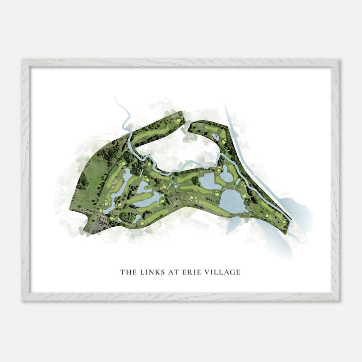 Print of The Links At Erie Village Classic Map