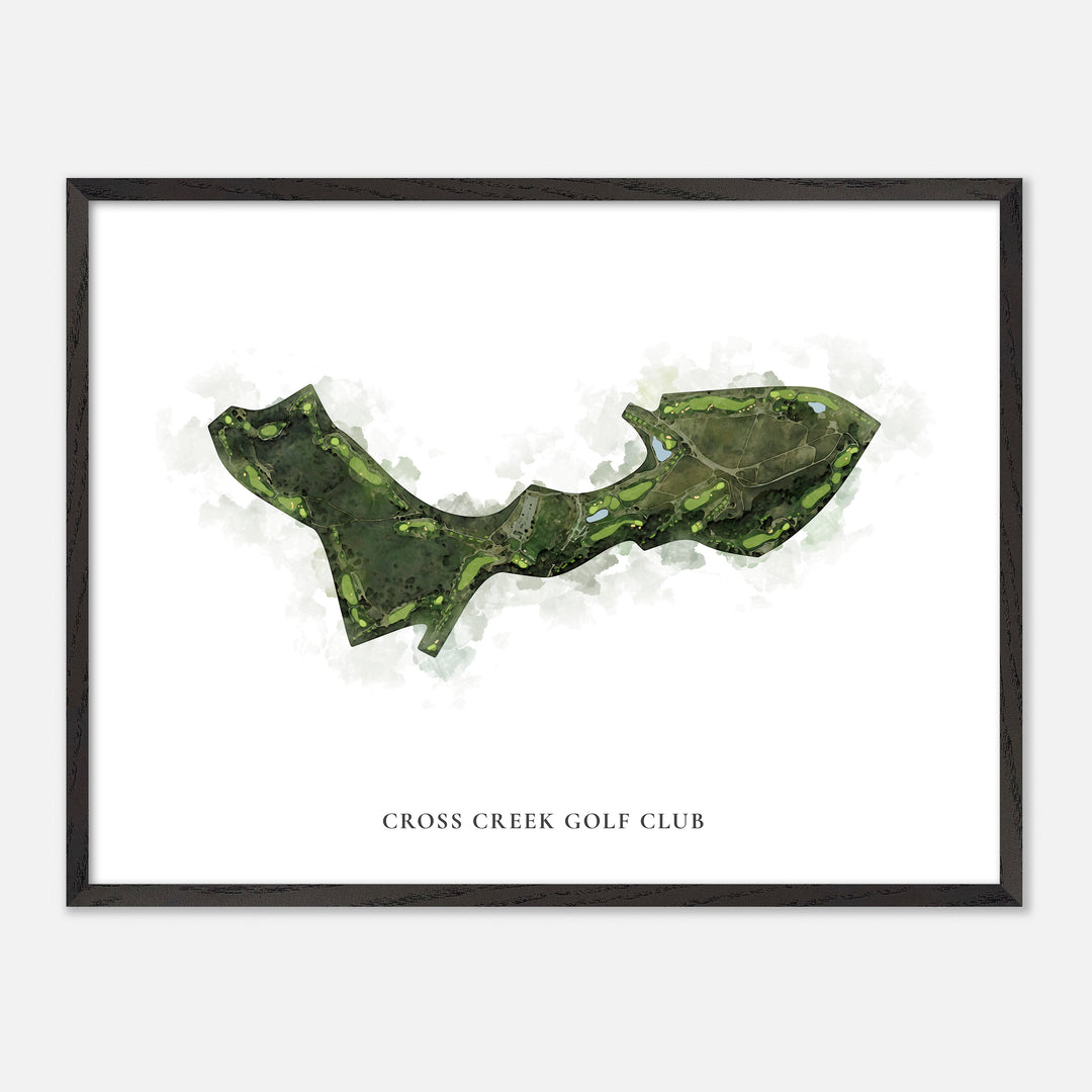 Print of Cross Creek Golf Club Classic Map