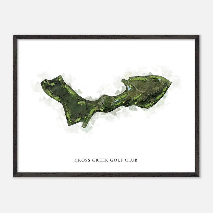 Print of Cross Creek Golf Club Classic Map