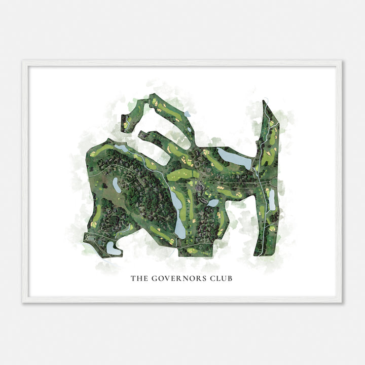 Print of The Governors Club Classic Map
