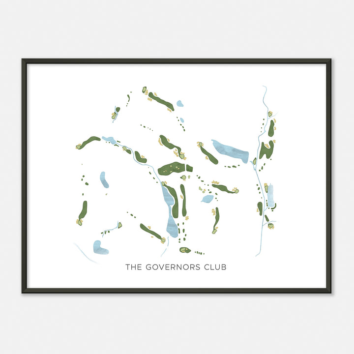 Print of The Governors Club Modern Map