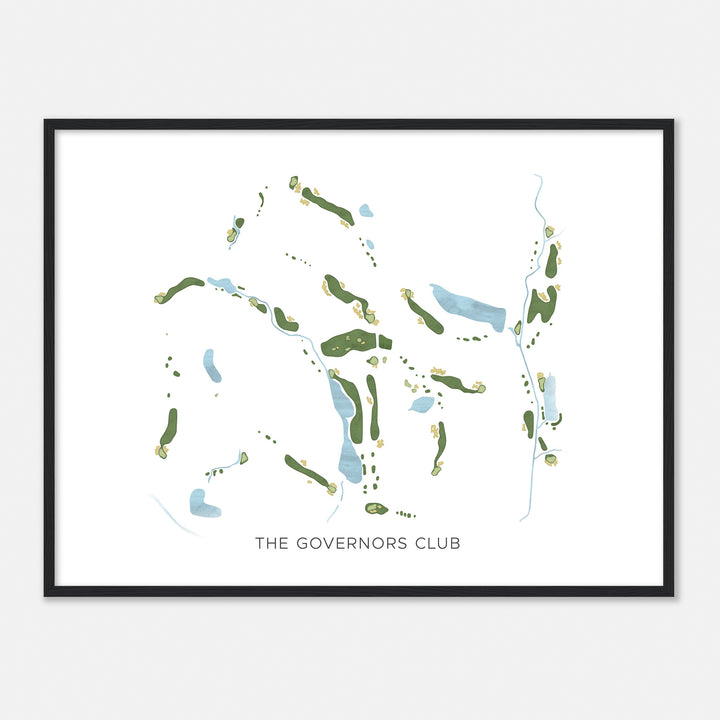 Print of The Governors Club Modern Map