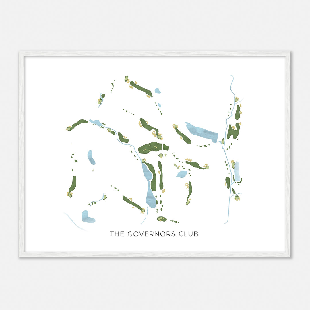 Print of The Governors Club Modern Map