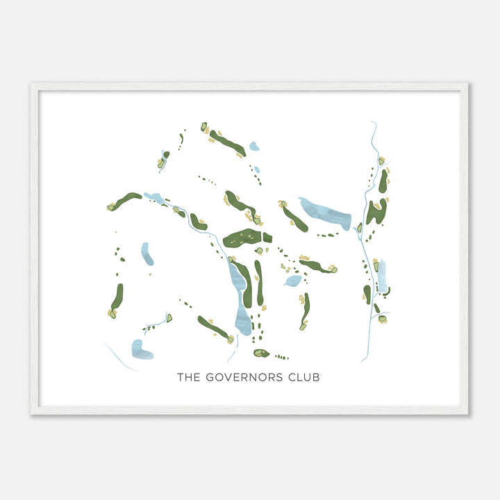 Print of The Governors Club Modern Map