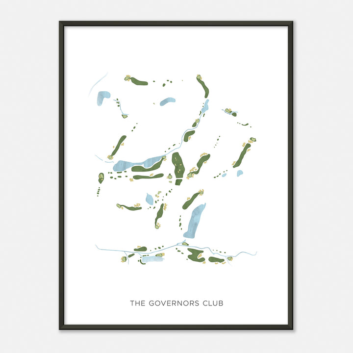 Print of The Governors Club Modern Map