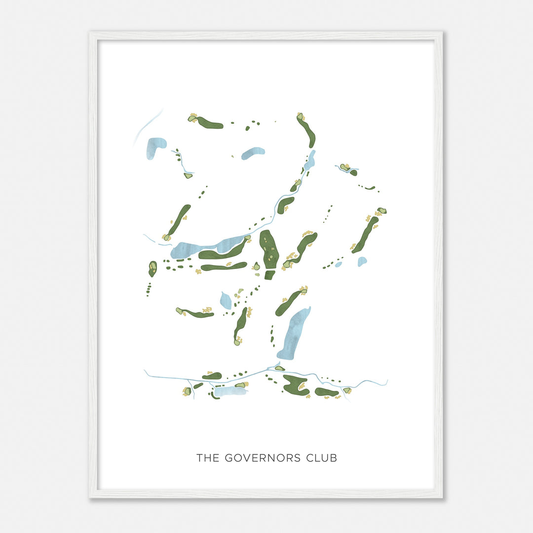 Print of The Governors Club Modern Map
