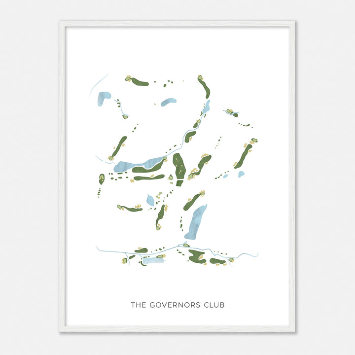 Print of The Governors Club Modern Map