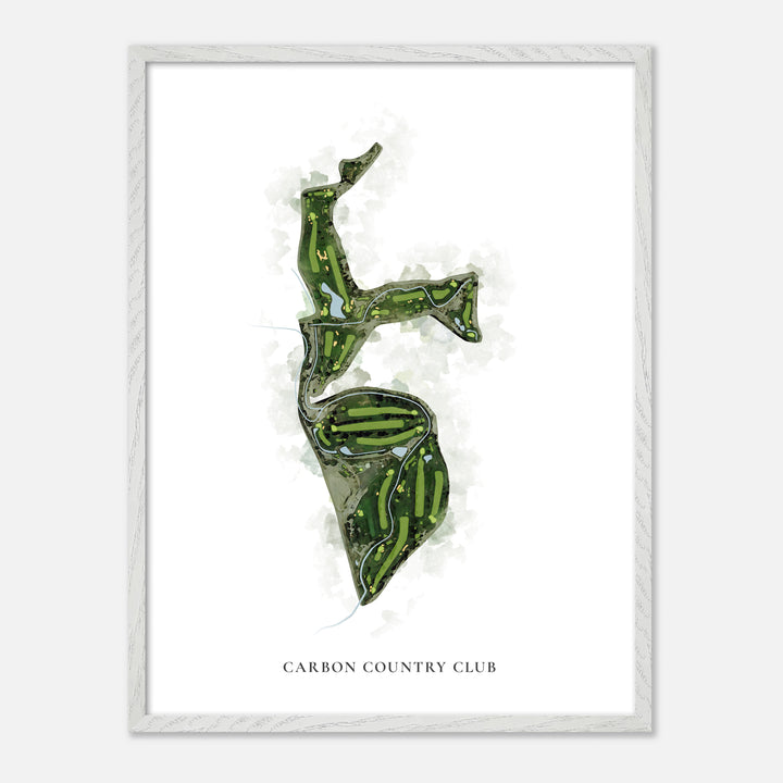 Print of Carbon Country Club Classic Map