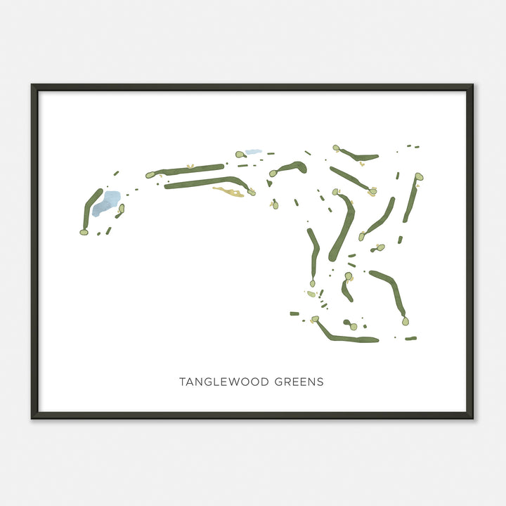 Print of Tanglewood Greens Modern Map