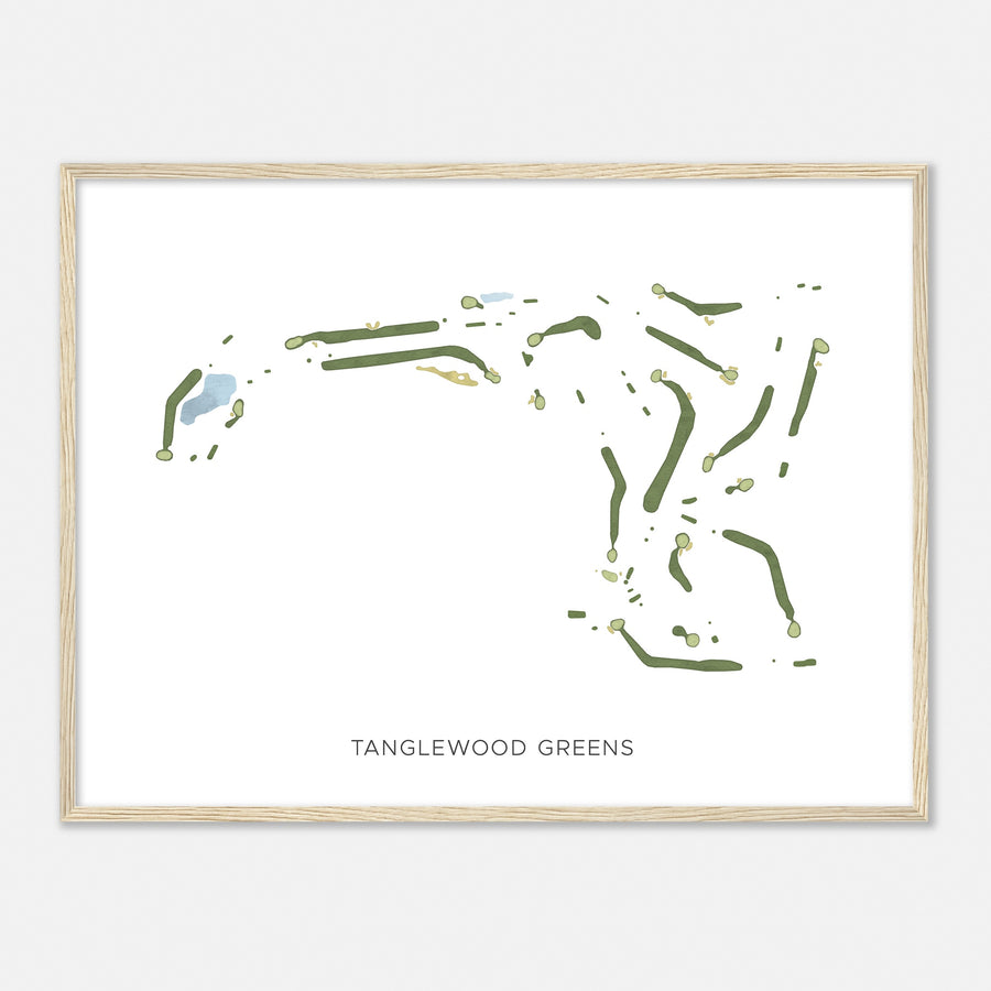 Print of Tanglewood Greens Modern Map