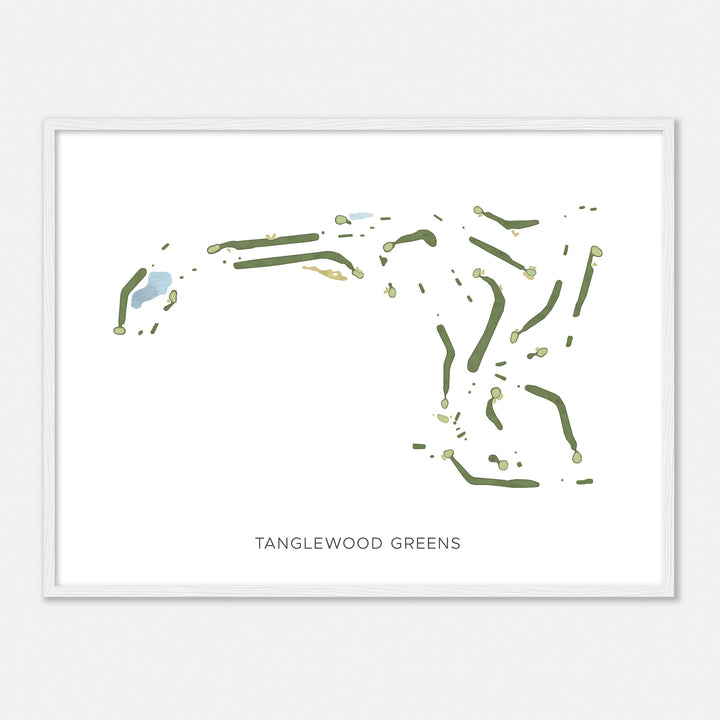 Print of Tanglewood Greens Modern Map