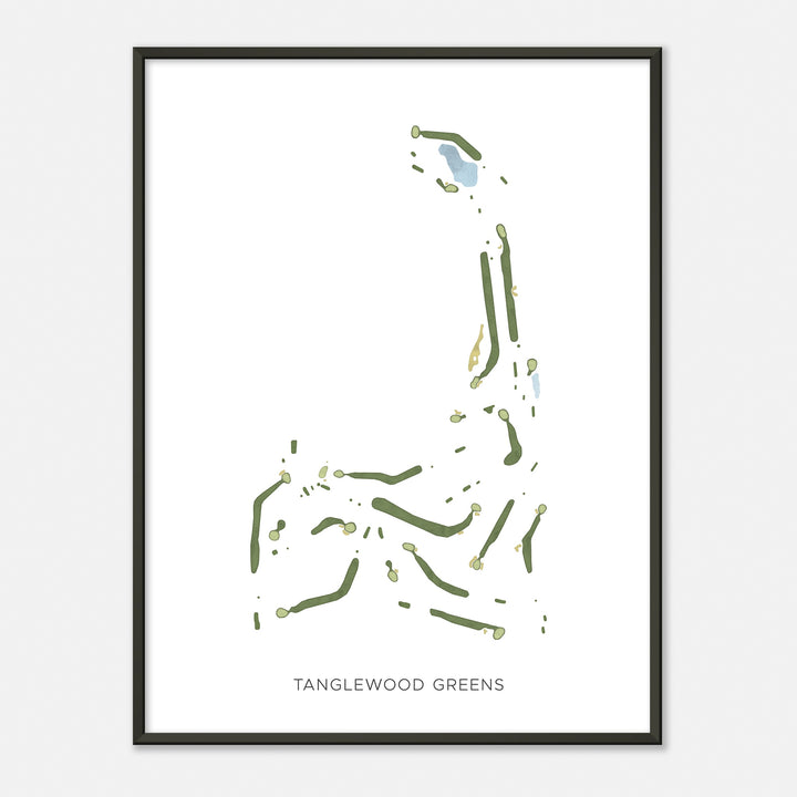 Print of Tanglewood Greens Modern Map