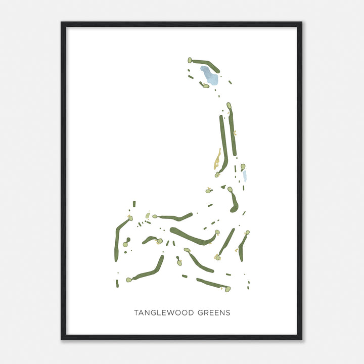 Print of Tanglewood Greens Modern Map