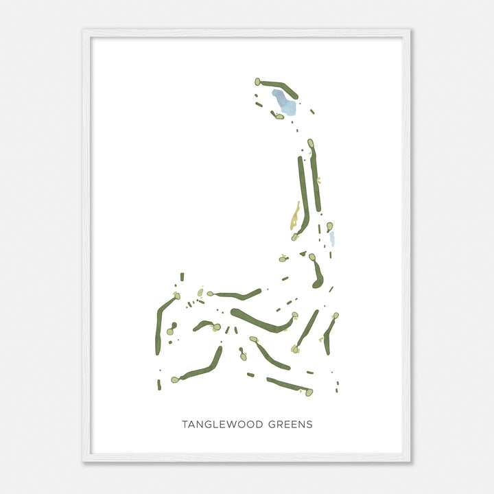 Print of Tanglewood Greens Modern Map