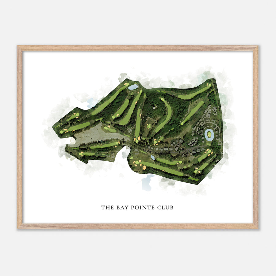 Print of The Bay Pointe Club Classic Map