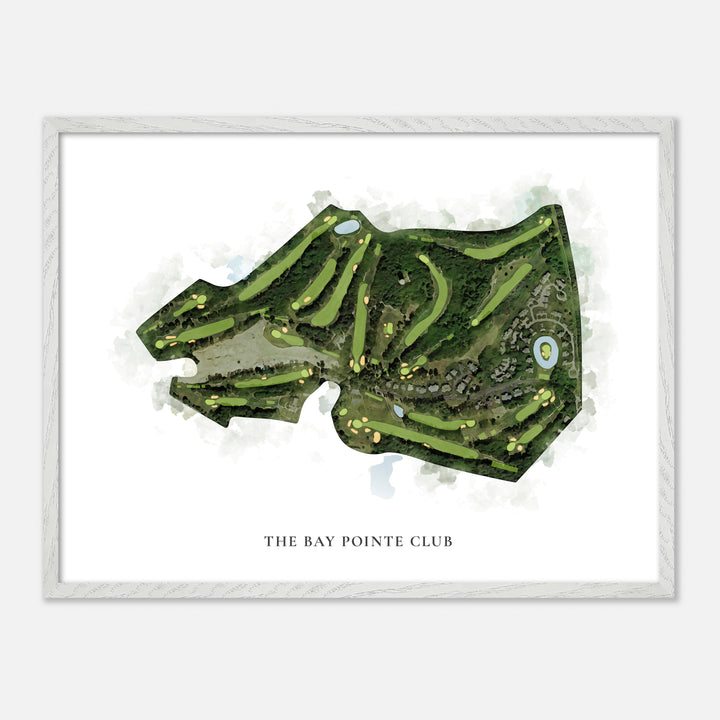 Print of The Bay Pointe Club Classic Map