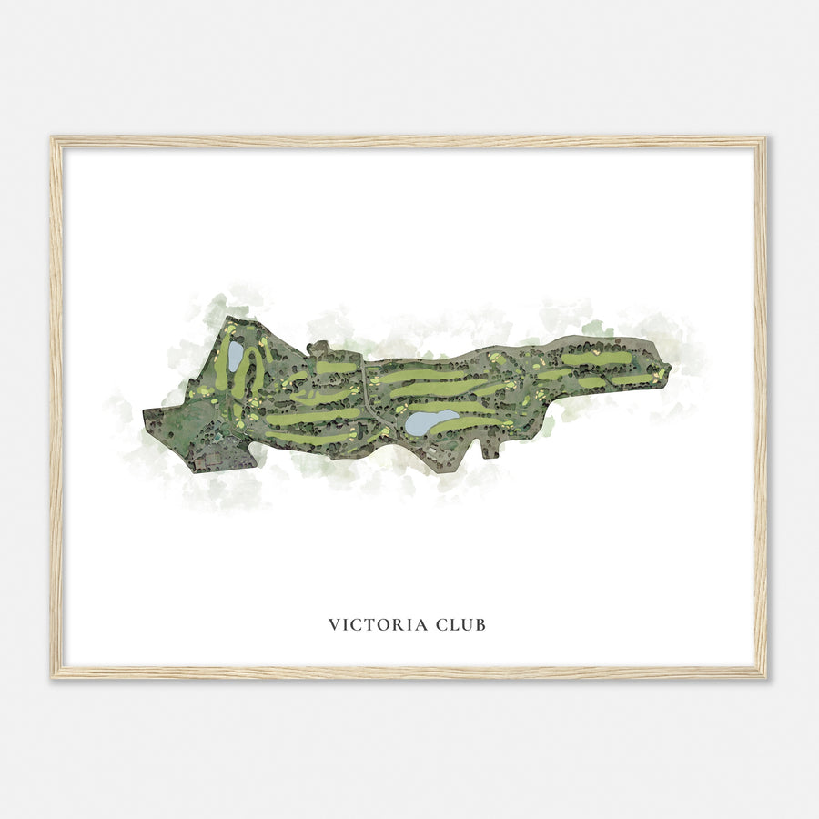 Print of Victoria Club Classic Map