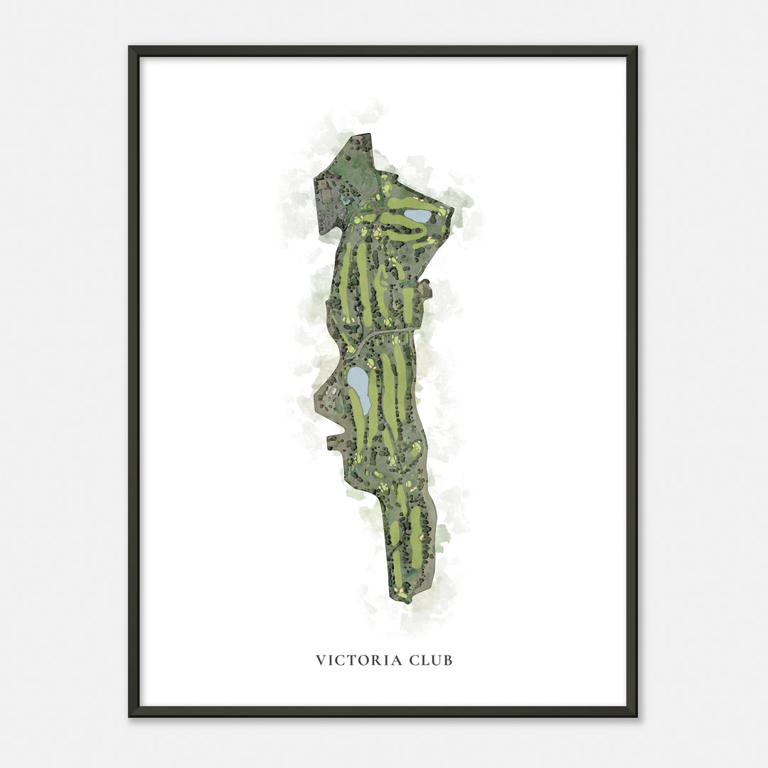 Print of Victoria Club Classic Map