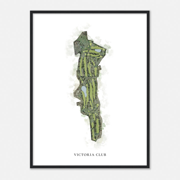 Print of Victoria Club Classic Map