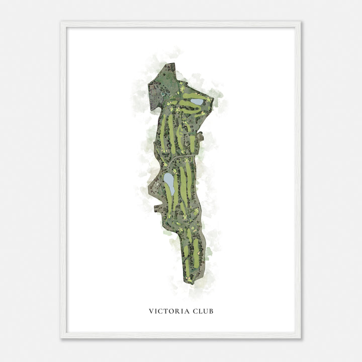 Print of Victoria Club Classic Map
