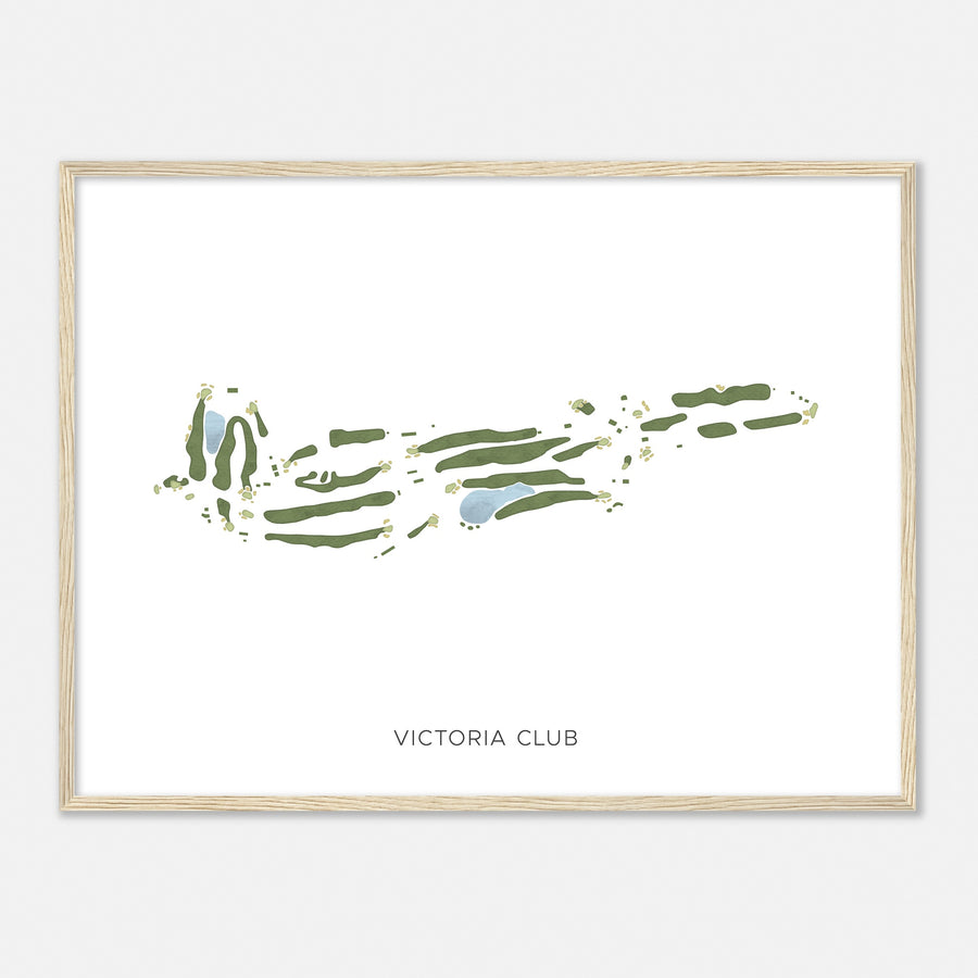 Print of Victoria Club Modern Map