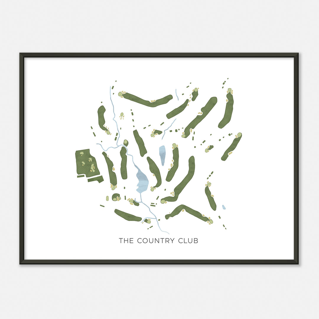 Print of The Country Club Modern Map
