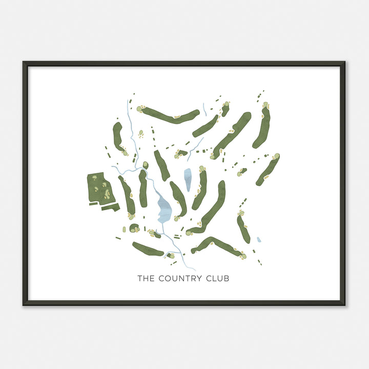 Print of The Country Club Modern Map