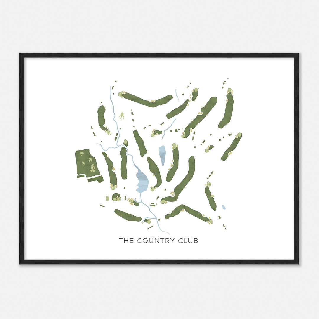 Print of The Country Club Modern Map