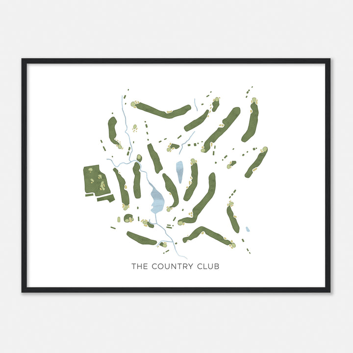 Print of The Country Club Modern Map