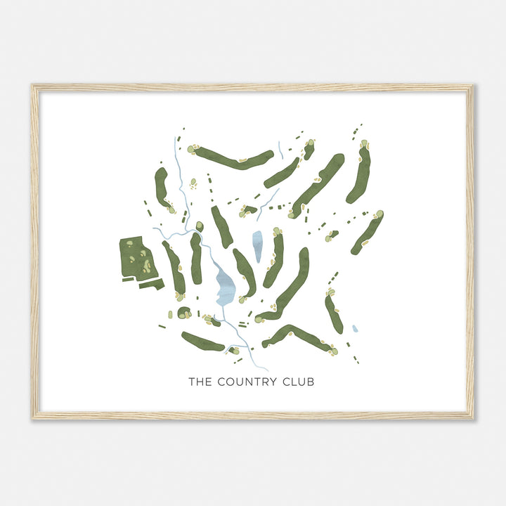 Print of The Country Club Modern Map