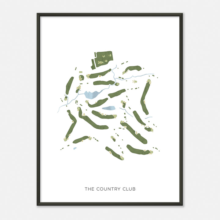Print of The Country Club Modern Map