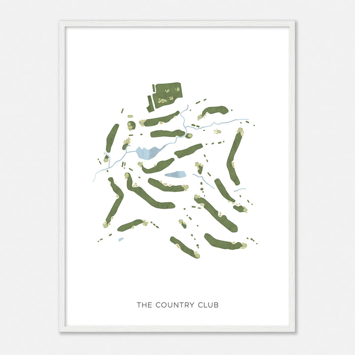 Print of The Country Club Modern Map