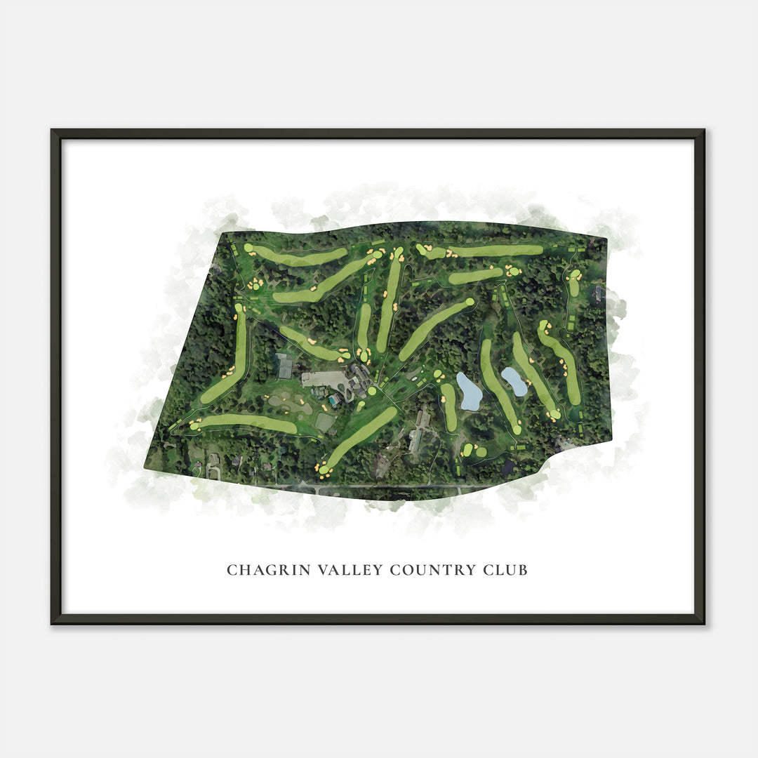 Print of Chagrin Valley Country Club Classic Map
