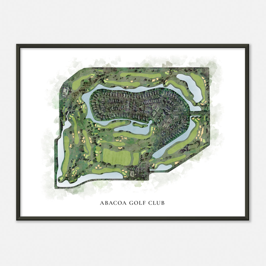 Print of Abacoa Golf Club Classic Map