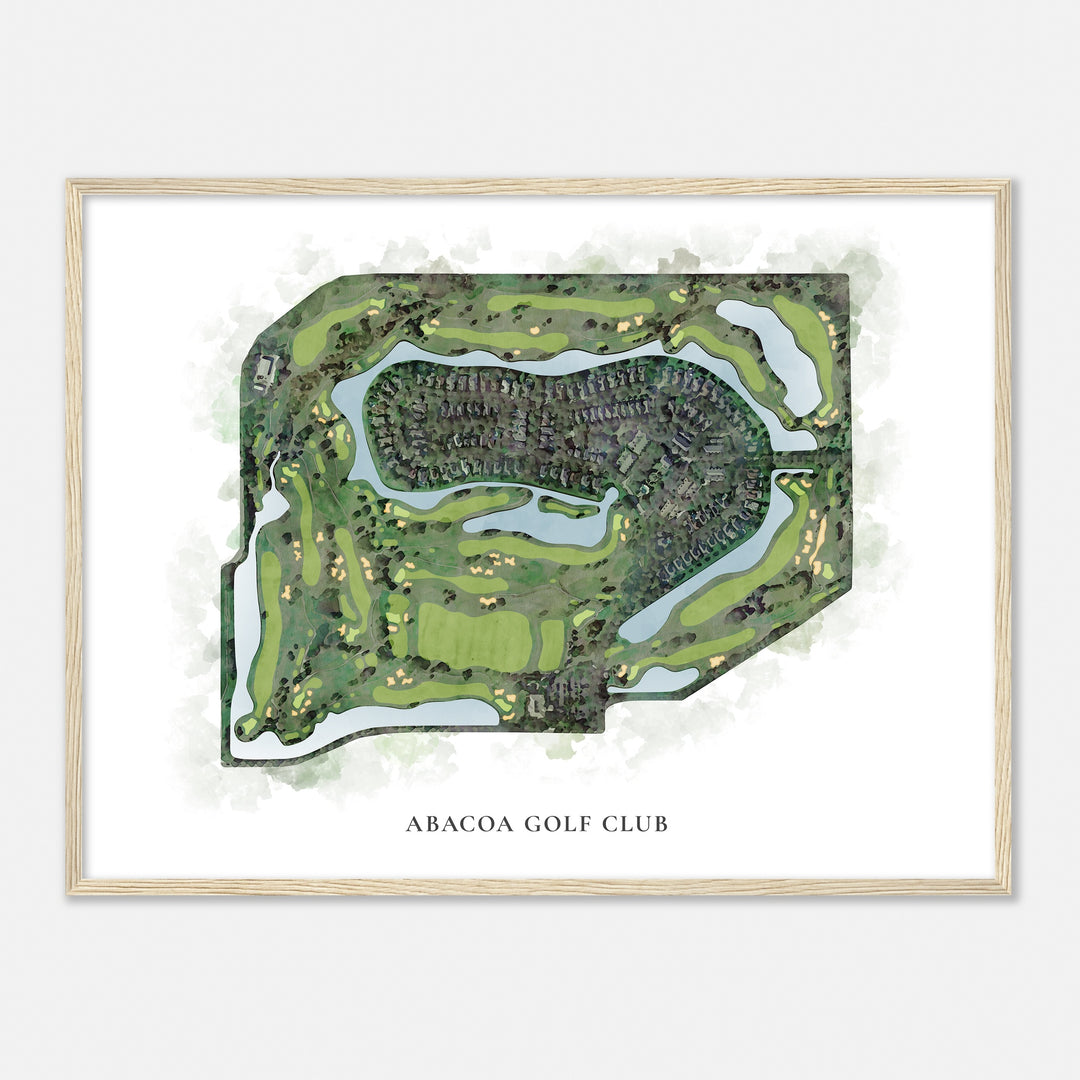 Print of Abacoa Golf Club Classic Map