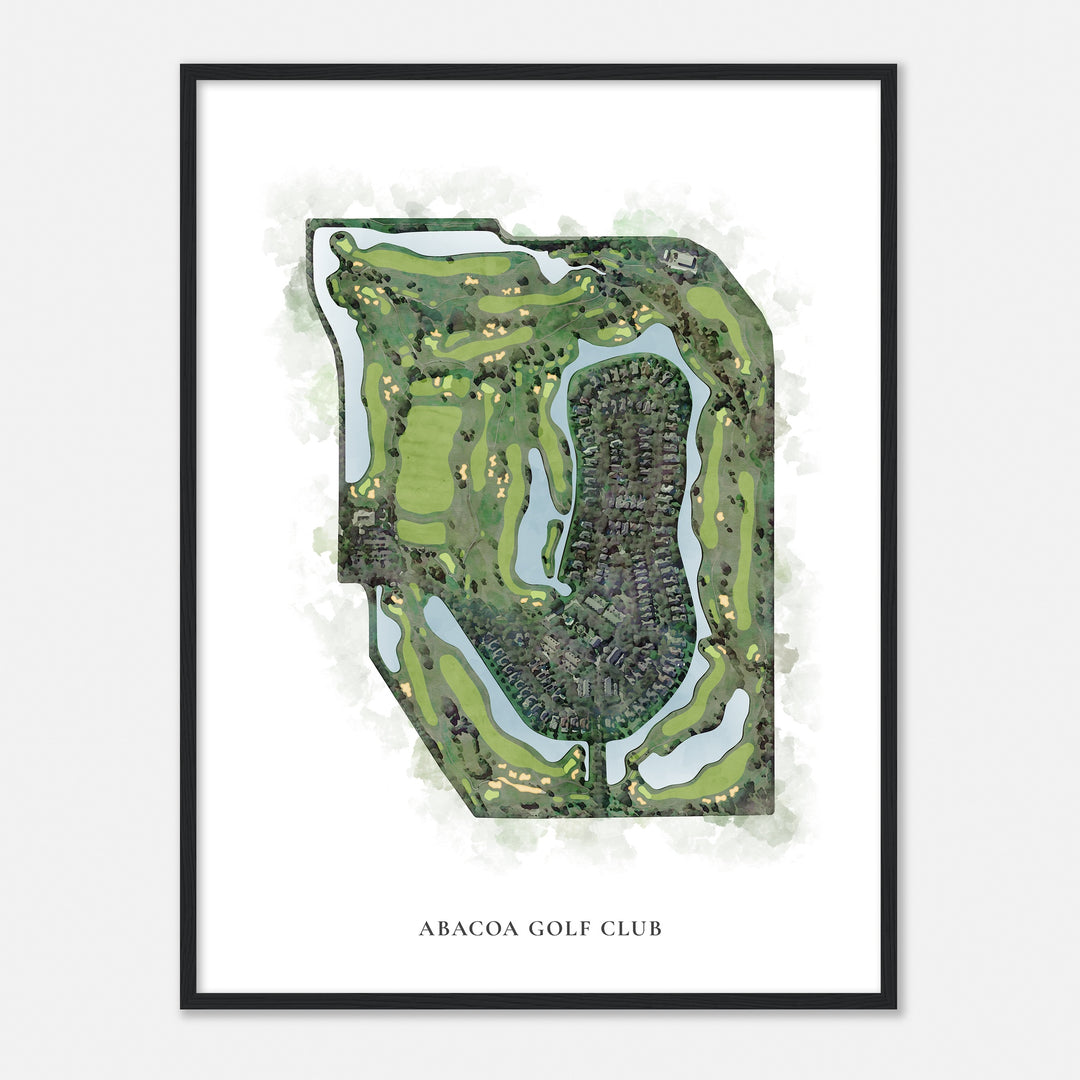 Print of Abacoa Golf Club Classic Map