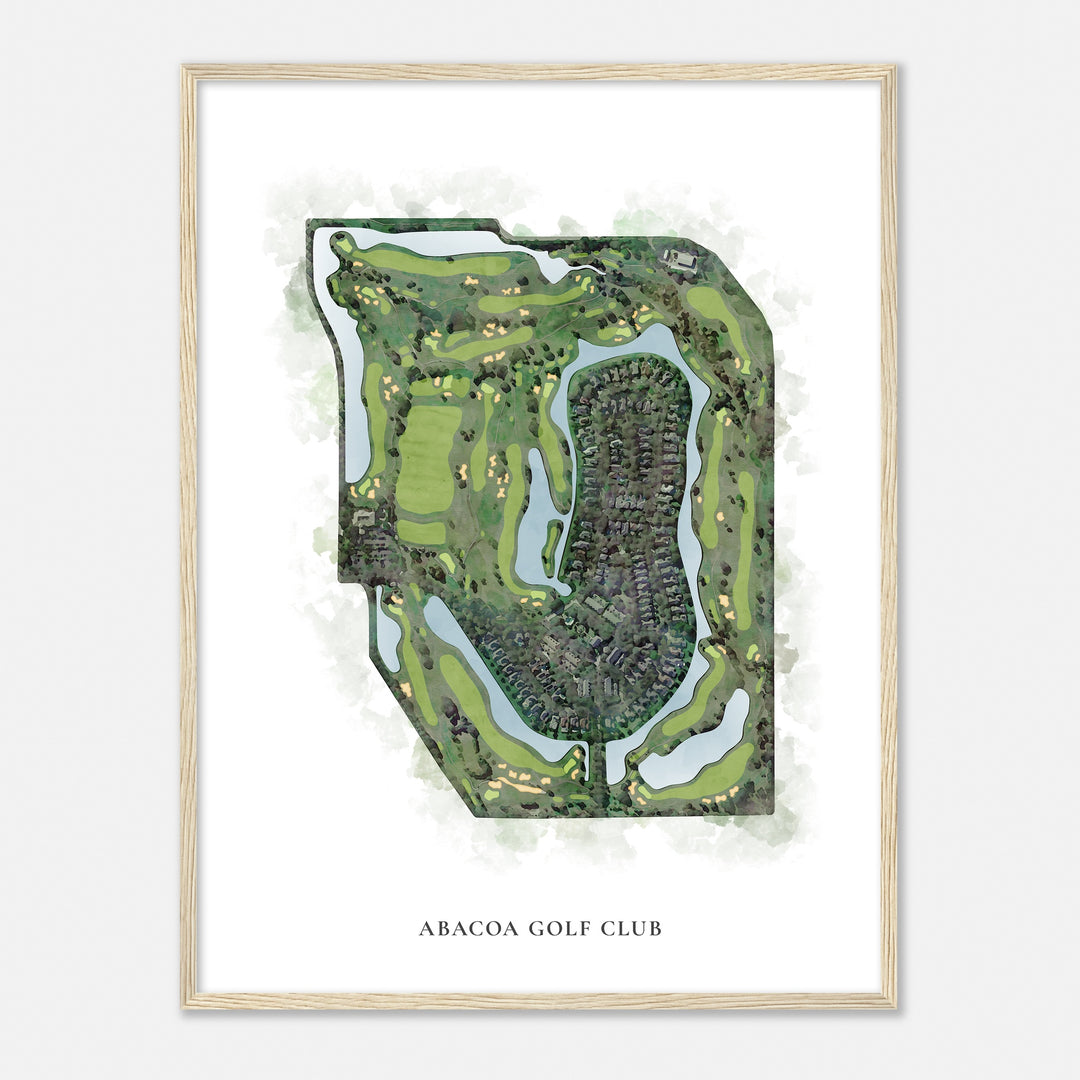 Print of Abacoa Golf Club Classic Map