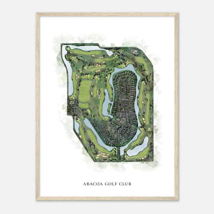 Print of Abacoa Golf Club Classic Map