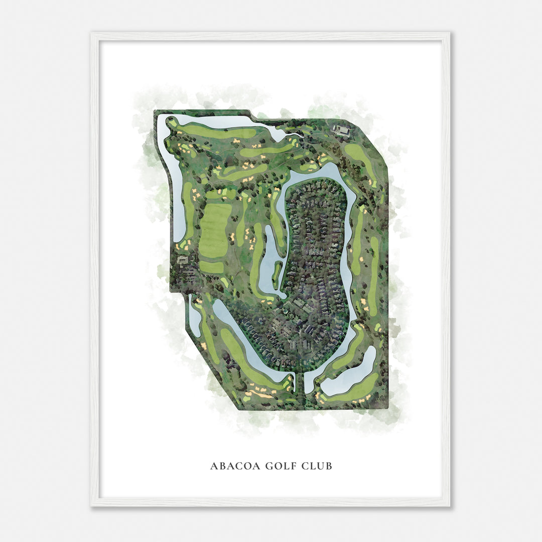 Print of Abacoa Golf Club Classic Map