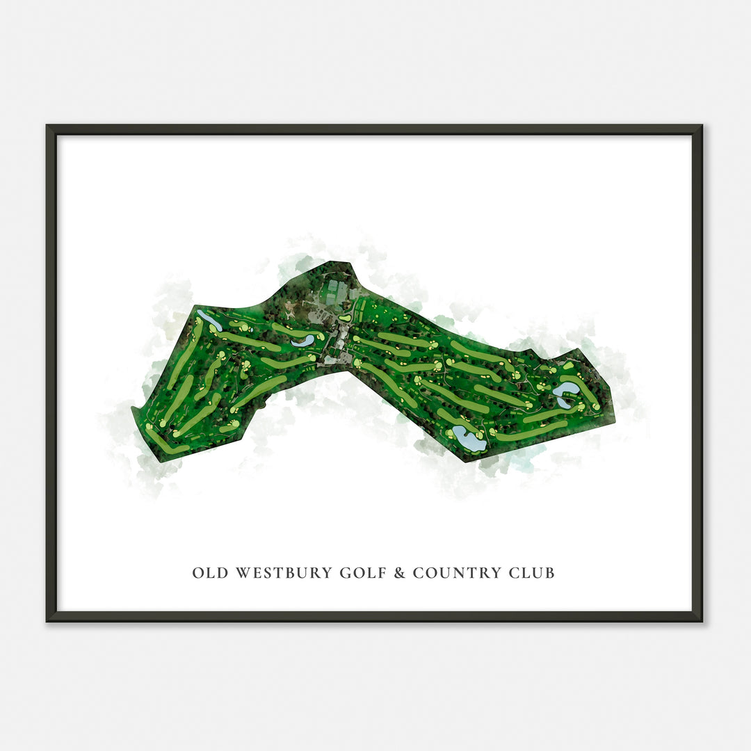 Print of Old Westbury Golf & Country Club Classic Map