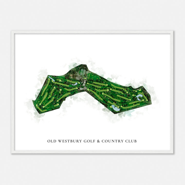 Print of Old Westbury Golf & Country Club Classic Map