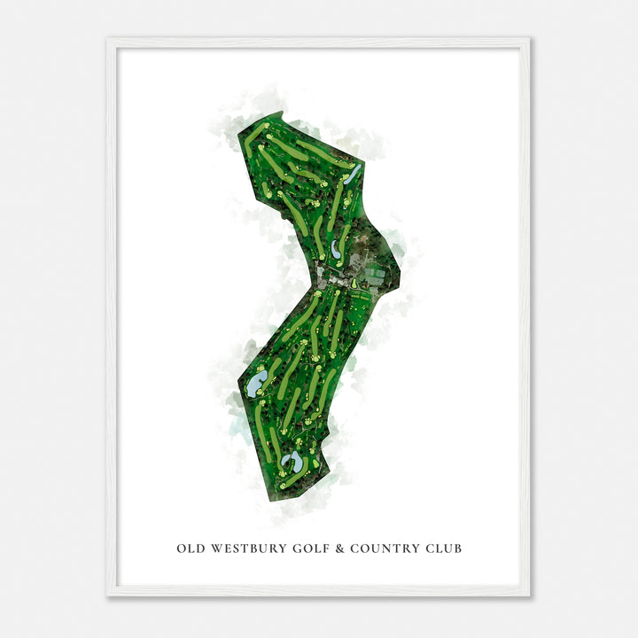 Print of Old Westbury Golf & Country Club Classic Map