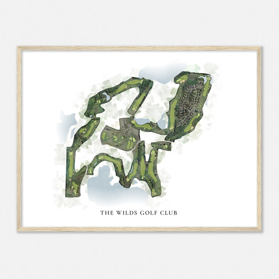 Print of The Wilds Golf Club Classic Map