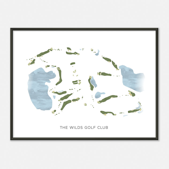 Print of The Wilds Golf Club Modern Map