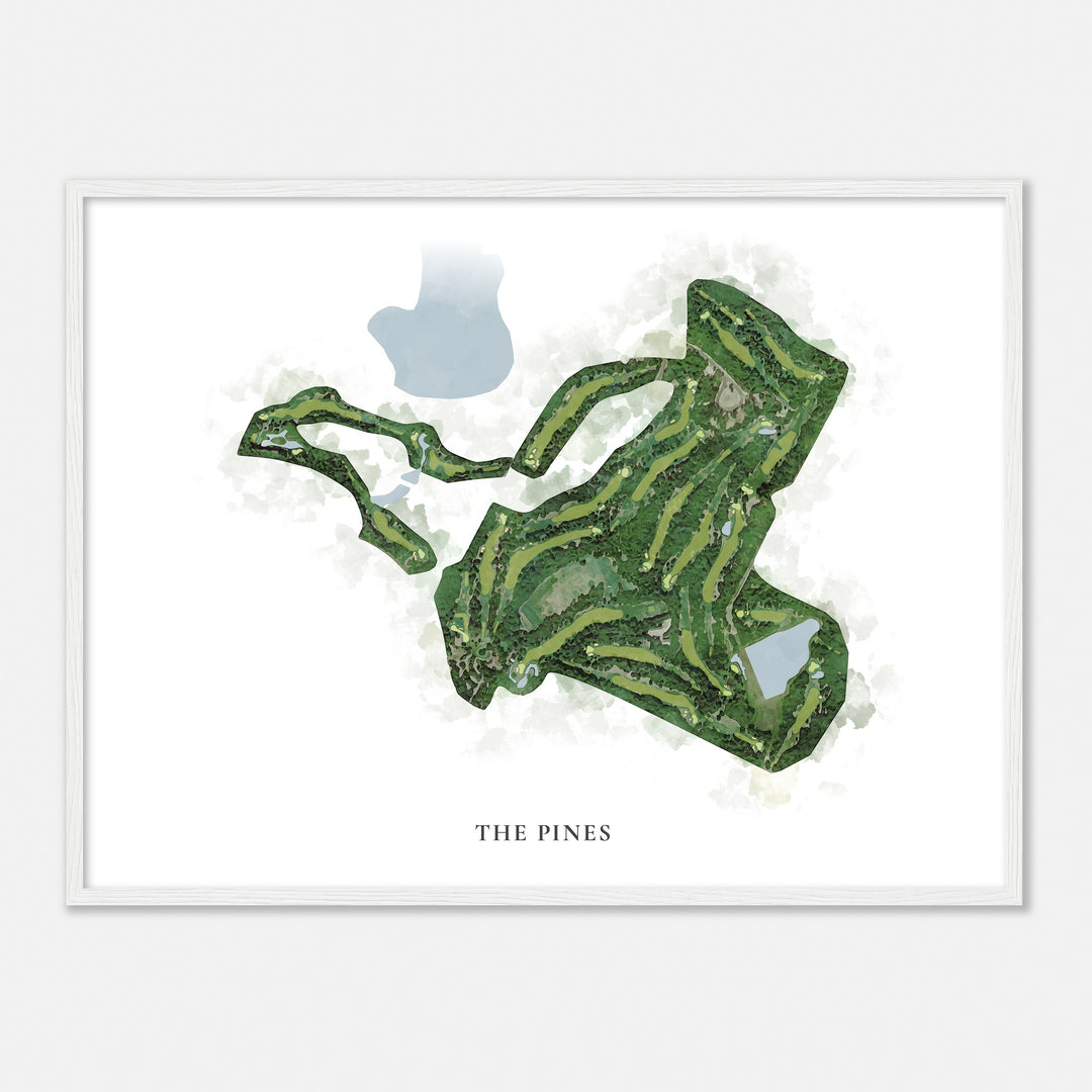 Print of The Pines Classic Map