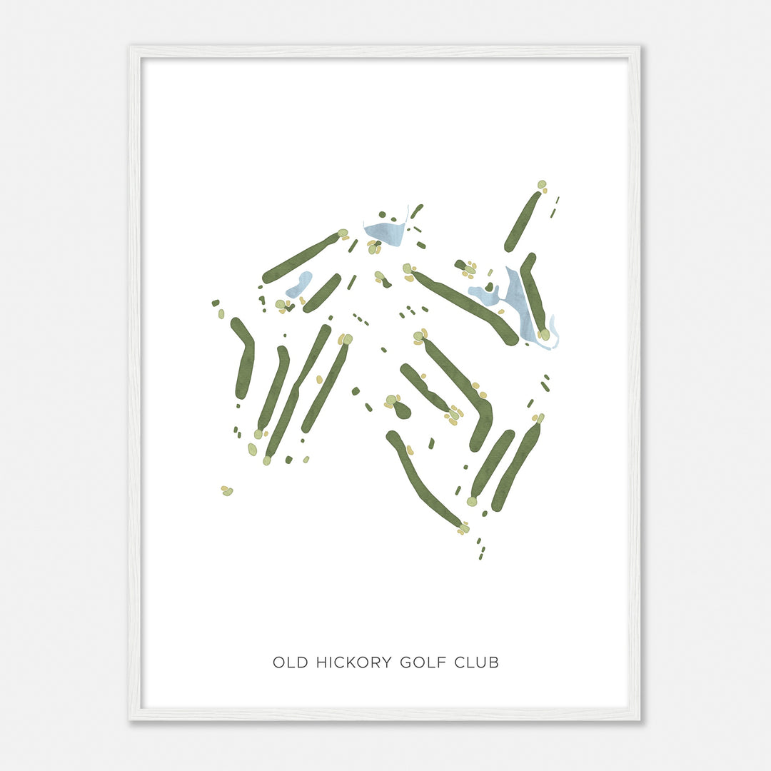 Print of Old Hickory Golf Club Modern Map