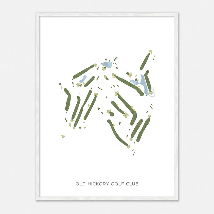 Print of Old Hickory Golf Club Modern Map